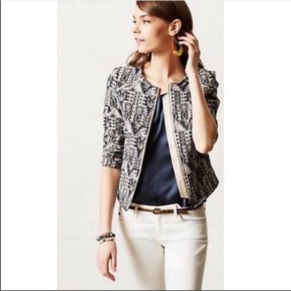 Anthropologie jacket by Hei Hei size 10 - Picture 3 of 9